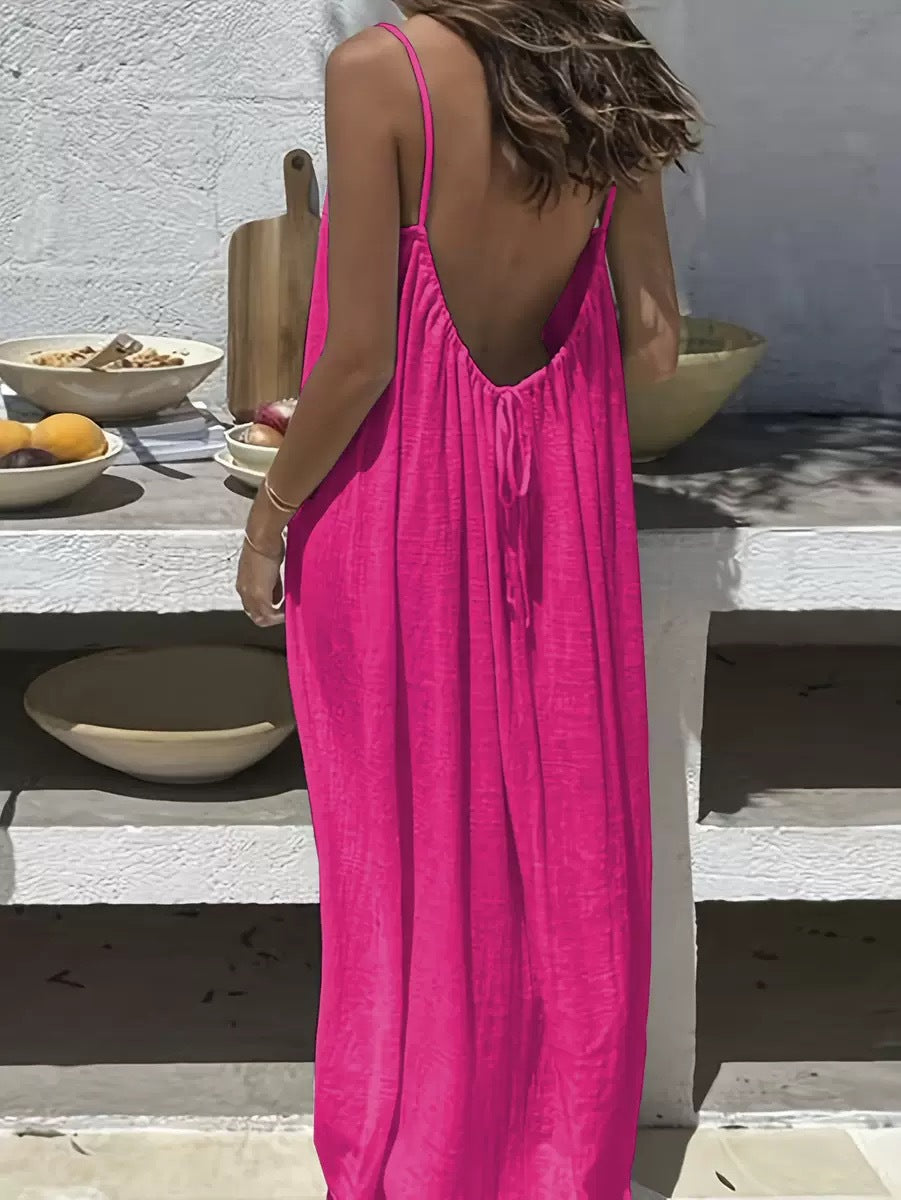 Easy Breezy OpenBack Slip Dress