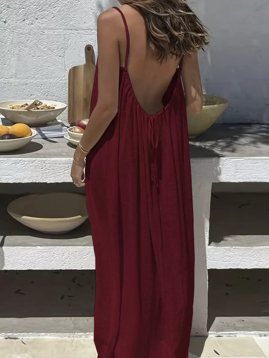 Easy Breezy OpenBack Slip Dress
