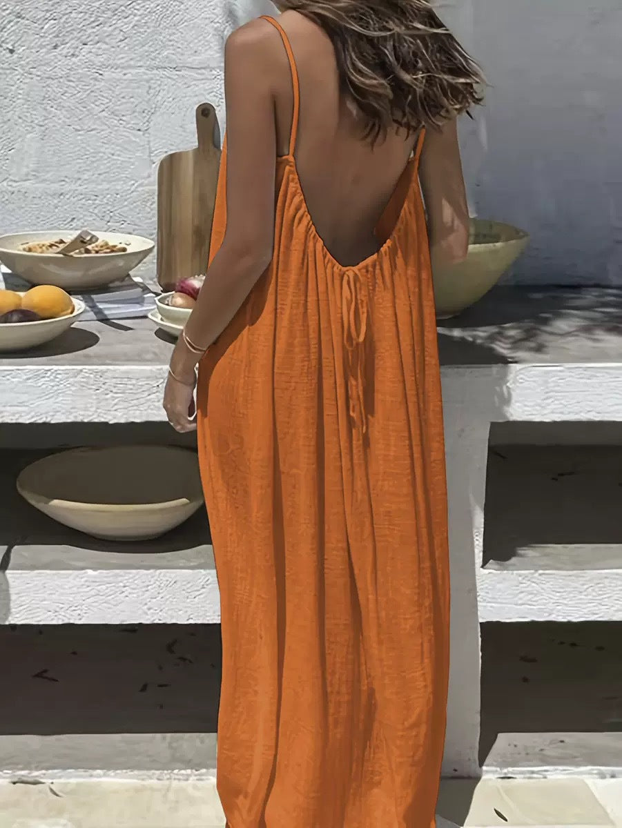 Easy Breezy OpenBack Slip Dress
