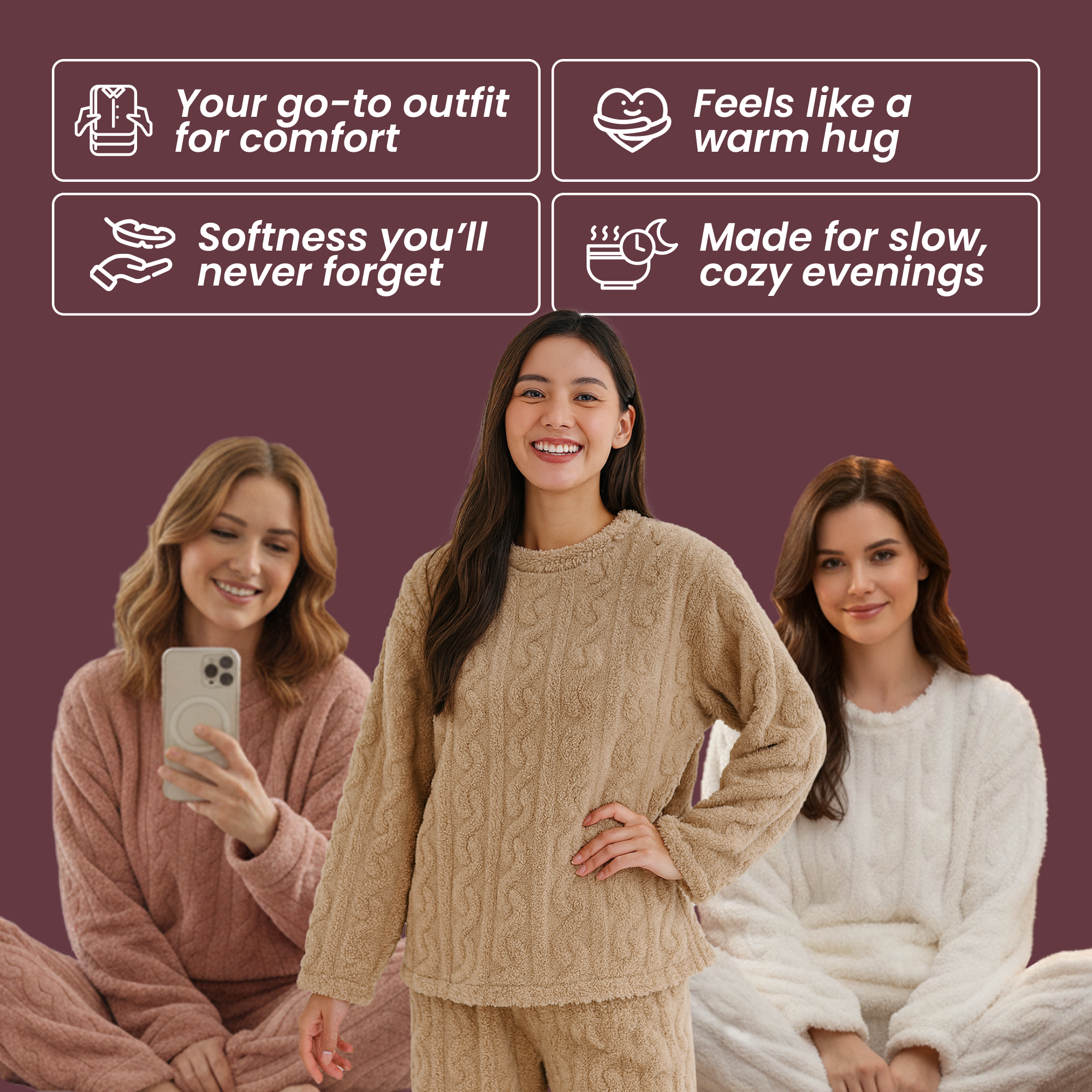 CozyFlannel Soft Sleep Pajama Set