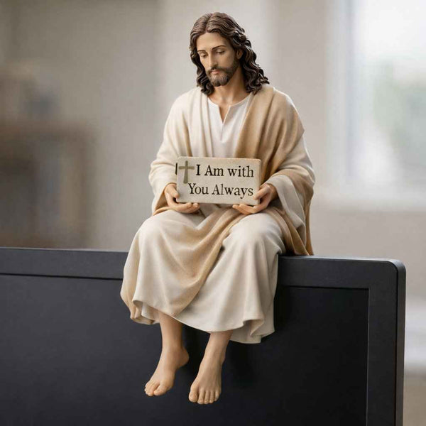 Handcrafted Jesus Desk Companion
