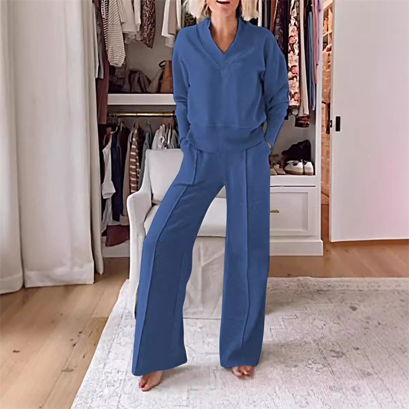 🎉49% OFF🥳 Chic V-Neck Two-Piece Outfit