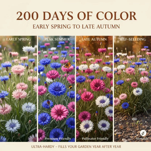 Premium Cornflower Seeds🌸500 Seeds